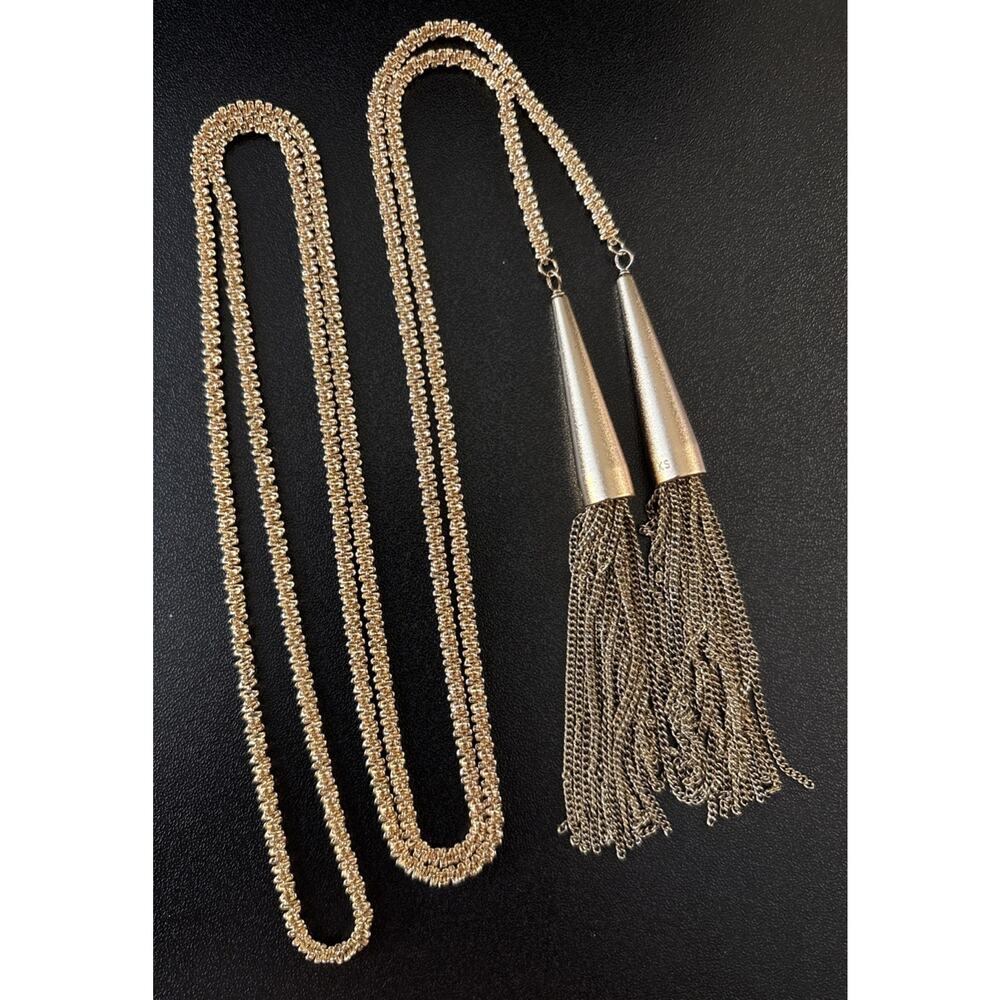Kendra Scott - Phara Lariat Tassel Y Necklace in Rose Gold, NWOT